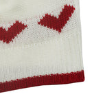 Load image into Gallery viewer, White Heart Jacquard Sweater Knit Layering Pullover N5A814