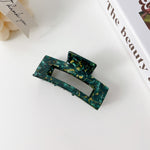 Load image into Gallery viewer, Square Acetate Hair Claw Clip Women N6C353