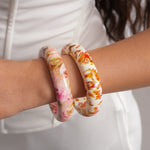 Load image into Gallery viewer, Womens Vintage Floral Resin Circle Bracelet N6K127