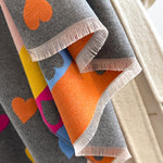 Load image into Gallery viewer, Polka Dot Long Thickened Faux Cashmere Scarf M5A329