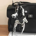 Load image into Gallery viewer, Cute PU Pegasus Rope Bag Charm Keychain S5P930
