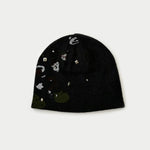 Load image into Gallery viewer, Unisex Wool Knit Rock Dog Embellished Beanie N6J111