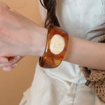 Load image into Gallery viewer, Boho Resin Ombré Stacking Bangle Set 3 Rings N6H085