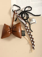Load image into Gallery viewer, Handmade Creative Heart Bow Bag Charm Keychain S5P938