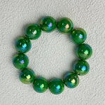 Load image into Gallery viewer, Colorful Holographic Bead Resin Bangle Dopamine N6A225