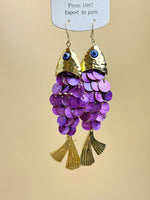 Load image into Gallery viewer, Vintage Fish Tail Fringe Earrings Women Luxury Design N6B016