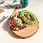 Load image into Gallery viewer, Christmas Spiral Telephone Coil Hair Tie S5P628