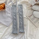 Load image into Gallery viewer, Metallic Vertical Stripe Knit Leg Warmers M5A059