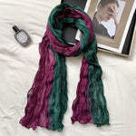 Load image into Gallery viewer, Pleated Gradient Scarf Women Sun Protection N6H247