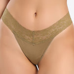 Load image into Gallery viewer, V-Shape Low Rise Lace Panties Women Invisible Cotton N5A791