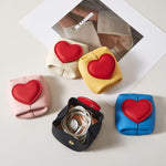 Load image into Gallery viewer, Top Grain Leather Heart Coin Purse Women Portable S5P935