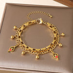 Load image into Gallery viewer, Layered Openwork Heart Bracelets Stainless Steel Women N6D524