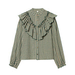 Load image into Gallery viewer, Fashion Plaid Layered Cardigan Shirt Women N6A041