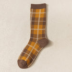 Load image into Gallery viewer, Double Needle Seamless Diamond Long Socks Women N6H030