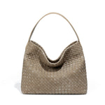 Load image into Gallery viewer, Handwoven Suede Tote Shoulder Bag N6J103