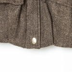 Load image into Gallery viewer, Grey Stand Collar Soft Short Jacket Women N5A786