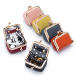 Load image into Gallery viewer, Genuine Leather Mini Jewelry Frame Purse N6B192