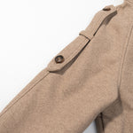Load image into Gallery viewer, Beige Wool-like Double Breasted Jacket Women N5A685