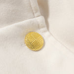 Load image into Gallery viewer, Cape Wool-like Jacket Women Metal Buckle Belt N5A715