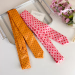 Load image into Gallery viewer, Vintage Polka Dot Embroidered Scarf Belt Necktie N6G231