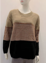 Load image into Gallery viewer, Color Block Pullover Sweater Women Multiple Colors N5A591
