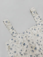 Load image into Gallery viewer, Blue Square Neck Double Strap Tank Top Women N5A926