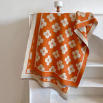 Load image into Gallery viewer, Small Floral Long Scarf Women Warm Poly Cape M5A326