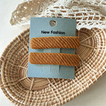 Load image into Gallery viewer, Twill Fabric Hair Clip Women Invisible Double Prong S5P760