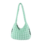 Load image into Gallery viewer, Puffer Tote Bag Capacity Mult Pocket Shoulder Bag S5P713