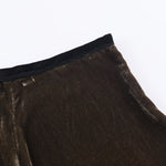 Load image into Gallery viewer, Velvet Lace High Waist Slim Midi Skirt N6A175