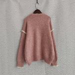 Load image into Gallery viewer, Color Block Loose Fit Sweater Women Oversized N5A836