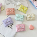 Load image into Gallery viewer, Diamond Quilted Snap Coin Wallet Women S5P874