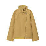 Load image into Gallery viewer, Commuter Solid Trench Coat Women Yellow N5A408