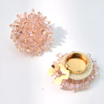 Load image into Gallery viewer, Crystal Turtle Shirt Cuff Cover No-Sew Button N6G120