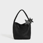 Load image into Gallery viewer, Hand Woven Tote Bag PU Synthetic Leather Dual Size S5P369