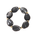 Load image into Gallery viewer, Acrylic Irregular Oval Bracelet Statement Artistic N6F080