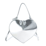 Load image into Gallery viewer, Shiny Heart PU Underarm Shoulder Bag Women Med M5A336