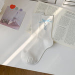 Load image into Gallery viewer, Bow Heart Mid-Calf Socks Women N6C153
