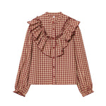 Load image into Gallery viewer, Fashion Plaid Layered Cardigan Shirt Women N6A041