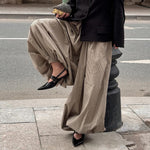 Load image into Gallery viewer, Plaid Culottes Women Retro High Waist Wide Leg Pants N5A822