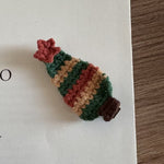 Load image into Gallery viewer, Womens Christmas Tree Knit Duckbill Hair Clip N6K308