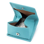 Load image into Gallery viewer, Genuine Leather Snap Mini Coin Wallet Women N6B208