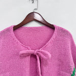 Load image into Gallery viewer, Sweater Loose Fit Round Neck Snowflake Sock Knit N5A850