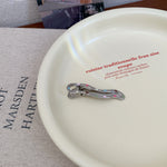 Load image into Gallery viewer, Colored Polka Dot Silver Metal Hair Clip N6F065