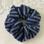 Load image into Gallery viewer, Striped Knit Scrunchy Women Casual Ponytail Hair Tie S5P788