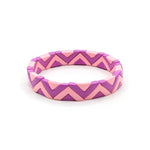 Load image into Gallery viewer, Wave Triangle Links Cuff Enamel Steel Elastic S5P142