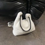 Load image into Gallery viewer, Women's Plush Large Tote Shoulder Bag N6J178
