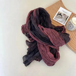 Load image into Gallery viewer, Ombre Crinkle Linen Blend Wrap M5A241