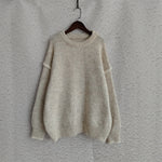 Load image into Gallery viewer, Color Block Loose Fit Sweater Women Oversized N5A836
