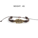 Load image into Gallery viewer, Multi Layer Braided Leather Tassel Bracelet S5P622